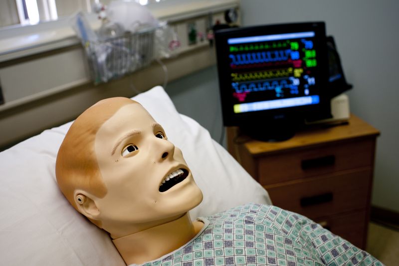 Manikins allow staff to 'practice on plastic' first
