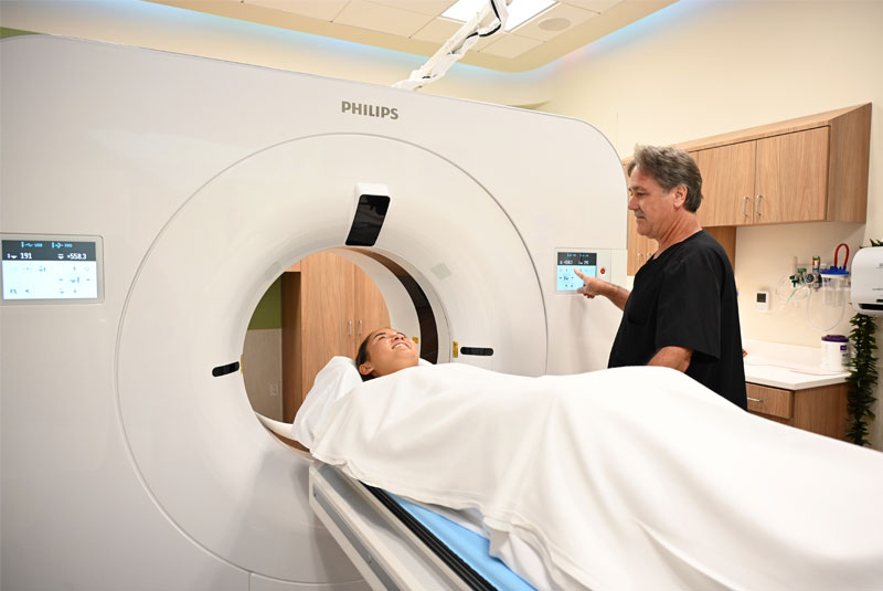 The new CT scanner will help to reduce the need for additional testing, resulting in a lower radiation dose and more comfortable experience for patients.