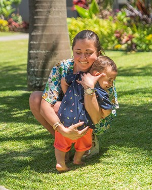 Owen and his mom, Mari.