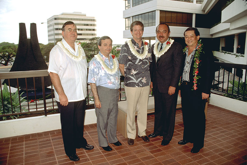 The opening of Pali Momi Medical Center in 1986.